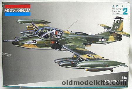 Monogram 1/48 A-37 Dragonfly USAF or South Vietnam AF - Bagged, 5486 plastic model kit